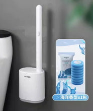 Load image into Gallery viewer, Disposable Toilet Brush with Cleaning Liquid (One Set) ITDinos®
