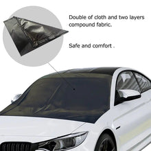 Lade das Bild in den Galerie-Viewer, 210D Black Oxford Cloth Magnetic Windshield Snow Cover ITDinos®
