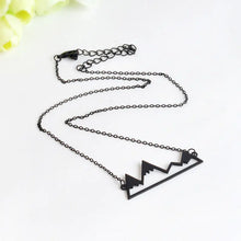 Load image into Gallery viewer, Creative Mountain Peak Hollow Necklace for Outdoor Travel ITDinos®

