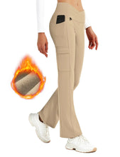 Load image into Gallery viewer, BVVU Womens Thermal Flare Outdoor Pants
