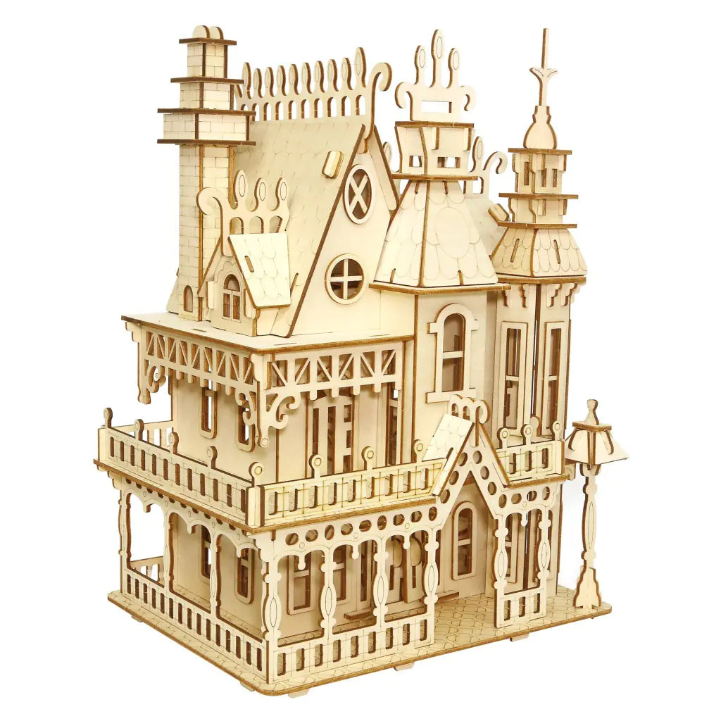 3D Wooden Puzzle for Kids - Dream Villa Design ITDinos®