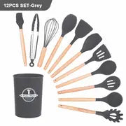 Load image into Gallery viewer, 12pcs Umite Chef Silicone Cooking Utensil Set with Holder ITDinos®
