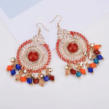 Load image into Gallery viewer, Bohemian Vintage Style Tassel Earrings with Beads ITDinos®
