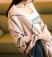 Load image into Gallery viewer, Plaid Cashmere-Feel Double-Sided Scarf/Shawl for Women
