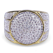 Load image into Gallery viewer, 118K Gold Plated Hip Hop Ring with Zircon Stones ITDinos®
