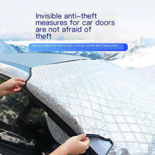 Lade das Bild in den Galerie-Viewer, Magnetic Snow Cover for Windshield with Reflective Strips ITDinos®
