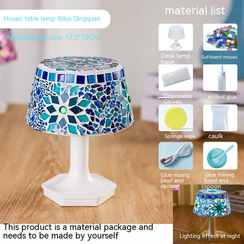 DIY Children's Mosaic Table Lamp ITDinos®