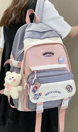 Girls School Backpack for Junior High & Elementary Students ITDinos®