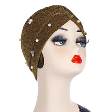 Load image into Gallery viewer, Cap in Solid Color with Shiny Fabric
