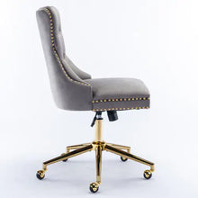 Load image into Gallery viewer, Home Office Chair With Tufted Velvet Buttons
