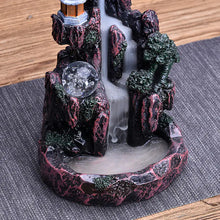 Load image into Gallery viewer, Creative LED Backflow Incense Burner with Resin Art ITDinos®
