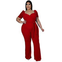 Load image into Gallery viewer, Chic Plus Size Ruffled Jumpsuit

