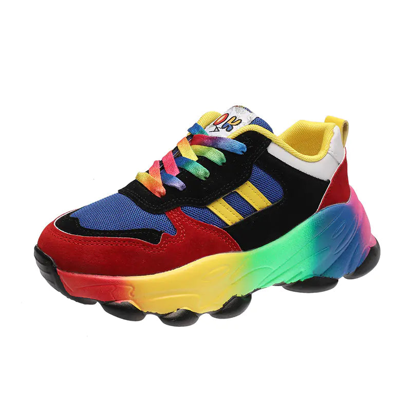 Colorful Dad Sneakers for Women - Trendy Casual Shoes ITDinos®