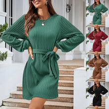 Load image into Gallery viewer, 2023 Autumn Winter Women’s Long Sleeve Knit Dress ITDinos®

