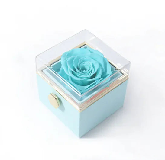 Elegant Rotating Rose Jewelry Box ITDinos®