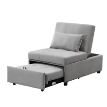 Load image into Gallery viewer, Folding Ottoman Sofa Bed Gray ITDinos®
