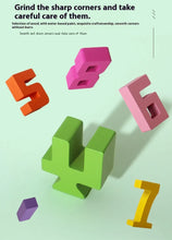 Lade das Bild in den Galerie-Viewer, Wooden Number Blocks Set
