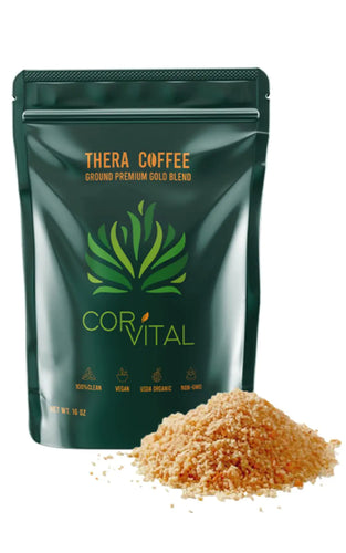 Cor-Vital 1lb Coffee Enema - Organic Enema Coffee - Best Organic Coffee for Enema - Gerson Approved Therapy Roast Coffee Detox Cleanse - Liver Cleanse Detox & Repair - Mold Free Coffee Colon Cleanse ITDinos®