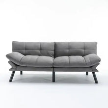 Load image into Gallery viewer, Light Grey Convertible Folding Modern Sofa Bed ITDinos®
