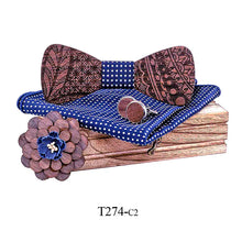 Load image into Gallery viewer, Custom Logo Pink Wooden Bow Tie for Weddings ITDinos®
