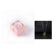 Load image into Gallery viewer, Fashion Acrylic Rotating Rose Jewelry Box ITDinos®
