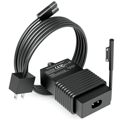 65W Surface Pro Charger for Microsoft Surface Pro 10 9 8 7+ 7 6 5 4 3 X Windows Surface Laptop 5 4 3 2 1 Studio Surface Book 3 2 1 Surface Go Tablet Charger 10FTSupport 44W 36W ITDinos®