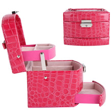 Lade das Bild in den Galerie-Viewer, Crocodile Pattern Automatic Jewelry Box - Leather Organizer ITDinos®
