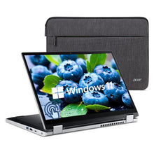 Lade das Bild in den Galerie-Viewer, acer Aspire 3 Spin 14” Convertible Laptop WUXGA 1920 x 1200 IPS Touch Display Touchscreen 2-in-1 Laptop Intel Core i3-N305 8GB LPDDR5 RAM 256GB SSD Wi-Fi 6 Windows 11 Home Pure Silver ITDinos®
