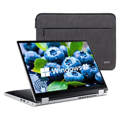 acer Aspire 3 Spin 14” Convertible Laptop WUXGA 1920 x 1200 IPS Touch Display Touchscreen 2-in-1 Laptop Intel Core i3-N305 8GB LPDDR5 RAM 256GB SSD Wi-Fi 6 Windows 11 Home Pure Silver ITDinos®