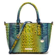 Load image into Gallery viewer, Makcr Joacbv Ladies Tote Leather Bags for Women Crocodile Embossed Zipper Satchel Purse Elegant Compartments Crossbody Work ITDinos®
