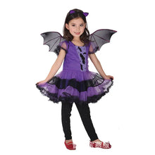 Load image into Gallery viewer, Kids&#39; Spooky Purple Halloween Dress
