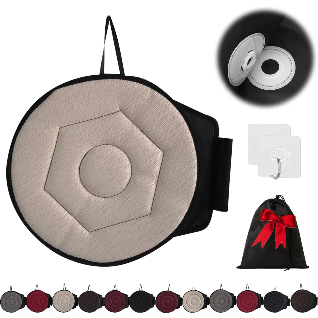 360 Rotating Seat Cushion for Car Beneficial 360 Rotating Seat Cushion Elderly for Car 360 Car Seat Swivel Swivel Seat Cushion for Car for Elderly for Those with Limited Mobility (Beige-B)