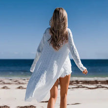 Lade das Bild in den Galerie-Viewer, Autumn Winter Women&#39;s Long Knit Cardigan with Pockets ITDinos®
