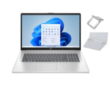 Load image into Gallery viewer, Hp 17.3&quot;&quot; FHD Laptop | Intel Core i3-N305 Processor | Intel UHD Graphics | Fingerprint Reader | 8GB RAM | 256GB SSD | Windows 11 Home | Bundle with Laptop Stand Silver ITDinos®
