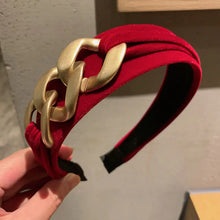 Load image into Gallery viewer, Black Velvet Fairy Headband with Wide Brim Style
