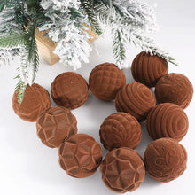 Load image into Gallery viewer, 12-Pack Velvet Christmas Tree Ornaments - Plastic Balls ITDinos®
