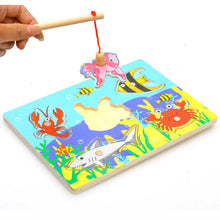 Load image into Gallery viewer, Wooden Magnetic Fishing Toy - Educational Playset ITDinos®
