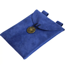 Load image into Gallery viewer, Medieval Renaissance Black Suede Leather Bag ITDinos®
