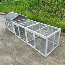 Lade das Bild in den Galerie-Viewer, 118 Inch Wooden Chicken Coop Outdoor Hen Coop Poultry Cage ITDinos®
