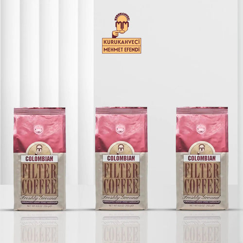 Kurukahveci Mehmet Efendi  Colombian Filtre Kahve 250 gr *3 ITDinos®