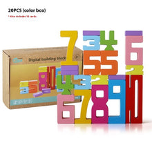 Lade das Bild in den Galerie-Viewer, Wooden Number Blocks Set

