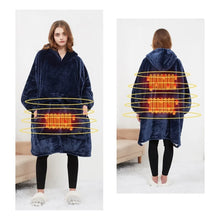 Lade das Bild in den Galerie-Viewer, USB Electric Heating Lazy Blanket Hoodie ITDinos®
