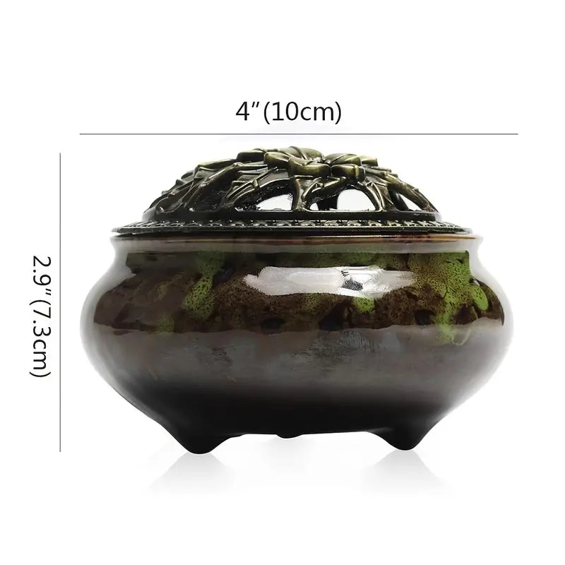 Ceramic Incense Burner Holder - 1 Piece ITDinos®