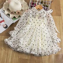 Load image into Gallery viewer, Girls Princess Dress with Wooden Ears &amp; Polka Dot Bow ITDinos®
