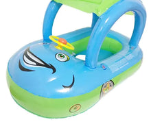 Load image into Gallery viewer, Inflatable Kids Swim Float with Car Canopy
