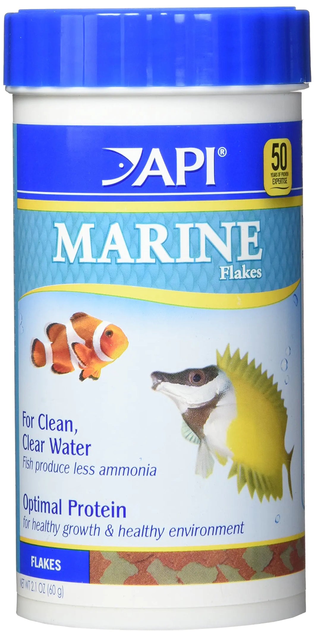 API MARINE FLAKES Fischfutter 2,1-Unzen-Behälter