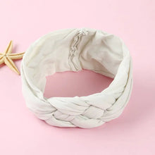 Load image into Gallery viewer, Nylon Headband with Cross Chinese Knot for Babies
