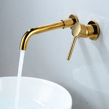 Lade das Bild in den Galerie-Viewer, European Style All-Copper Wall-Mounted Basin Faucet
