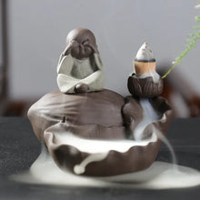 Load image into Gallery viewer, Creative Backflow Incense Burner with Mountain Stream Design ITDinos®
