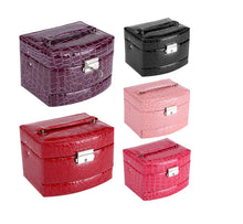 Lade das Bild in den Galerie-Viewer, Crocodile Pattern Automatic Jewelry Box - Leather Organizer ITDinos®
